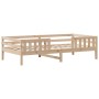 Estructura de cama madera maciza de pino 100x200 cm de , Camas y somieres - Ref: Foro24-846970, Precio: 112,99 €, Descuento: %