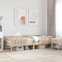 Estructura de cama madera maciza de pino 100x200 cm de , Camas y somieres - Ref: Foro24-846970, Precio: 112,99 €, Descuento: %