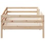 Estructura de cama madera maciza de pino 100x200 cm de , Camas y somieres - Ref: Foro24-846970, Precio: 112,99 €, Descuento: %
