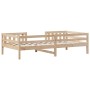 Estructura de cama madera maciza de pino 100x200 cm de , Camas y somieres - Ref: Foro24-846970, Precio: 112,99 €, Descuento: %