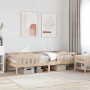 Estructura de cama madera maciza de pino 90x190 cm de , Camas y somieres - Ref: Foro24-846979, Precio: 128,38 €, Descuento: %