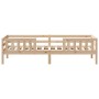 Estructura de cama madera maciza de pino 90x190 cm de , Camas y somieres - Ref: Foro24-846979, Precio: 128,38 €, Descuento: %