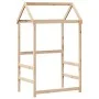 Massives Kiefernholz-Kinderbett-Dach 98x70x176,5 cm von , Zubehör für Betten und Lattenroste - Ref: Foro24-846991, Preis: 65,...