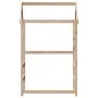 Massives Kiefernholz-Kinderbett-Dach 98x70x176,5 cm von , Zubehör für Betten und Lattenroste - Ref: Foro24-846991, Preis: 65,...