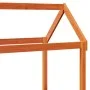 Massives Kiefernholz-Kinderbettgestell in Braun 98x70x176,5 cm von , Zubehör für Betten und Lattenroste - Ref: Foro24-846993,...