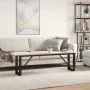 Mesa de centro marco O madera maciza pino y hierro 160x40x45 de , Mesas de centro - Ref: Foro24-3282668, Precio: 90,70 €, Des...