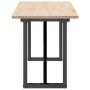 Mesa de centro marco O madera maciza pino y hierro 160x40x45 de , Mesas de centro - Ref: Foro24-3282668, Precio: 92,17 €, Des...