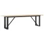 Mesa de centro marco O madera maciza pino y hierro 160x40x45 de , Mesas de centro - Ref: Foro24-3282668, Precio: 90,70 €, Des...