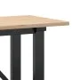 Mesa de centro marco O madera maciza pino y hierro 160x40x45 de , Mesas de centro - Ref: Foro24-3282668, Precio: 90,70 €, Des...
