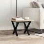Mesa de centro marco X madera maciza pino y hierro 40x40x35 cm de , Mesas de centro - Ref: Foro24-3282680, Precio: 49,77 €, D...