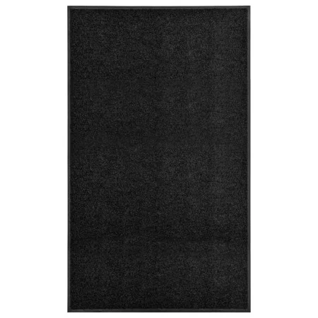 Felpudo lavable negro 90x150 cm de vidaXL, Felpudos - Ref: Foro24-323413, Precio: 52,36 €, Descuento: %