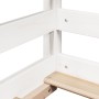 Cama infantil con techo madera maciza pino blanco 75x190 cm de , Camas y somieres - Ref: Foro24-847010, Precio: 124,88 €, Des...