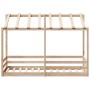 Cama infantil con techo madera maciza pino 90x190 cm de , Camas y somieres - Ref: Foro24-847006, Precio: 107,87 €, Descuento: %