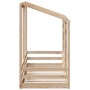 Cama infantil con techo madera maciza pino 90x190 cm de , Camas y somieres - Ref: Foro24-847006, Precio: 107,87 €, Descuento: %