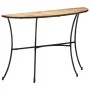 Mesa auxiliar de madera maciza de mango 110x40x77 cm de vidaXL, Mesas auxiliares - Ref: Foro24-321948, Precio: 93,21 €, Descu...