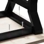 Mesa de centro marco Y madera maciza pino y hierro 110x40x45 cm de , Mesas de centro - Ref: Foro24-3282711, Precio: 74,80 €, ...