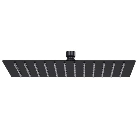Cabezal ducha efecto lluvia acero inox cuadrado negro 30x20 cm de vidaXL, Cabezales de ducha - Ref: Foro24-147700, Precio: 22...
