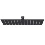 Cabezal ducha efecto lluvia acero inox cuadrado negro 30x20 cm de vidaXL, Cabezales de ducha - Ref: Foro24-147700, Precio: 22...