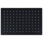 Cabezal ducha efecto lluvia acero inox cuadrado negro 30x20 cm de vidaXL, Cabezales de ducha - Ref: Foro24-147700, Precio: 22...