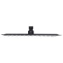 Cabezal ducha efecto lluvia acero inox cuadrado negro 30x20 cm de vidaXL, Cabezales de ducha - Ref: Foro24-147700, Precio: 22...