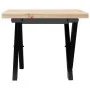 Massivholz-Kiefer- und Eisenrahmen-Couchtisch 50x50x35,5cm von , Couchtisch - Ref: Foro24-3282747, Preis: 61,86 €, Rabatt: %