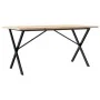 Mesa comedor marco X madera maciza pino y hierro 140x80x75,5 cm de , Mesas de cocina y de comedor - Ref: Foro24-3282764, Prec...