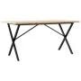 Mesa comedor marco X madera maciza pino y hierro 140x80x75,5 cm de , Mesas de cocina y de comedor - Ref: Foro24-3282764, Prec...
