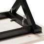 Mesa comedor marco X madera maciza pino y hierro 180x90x75,5 cm de , Mesas de cocina y de comedor - Ref: Foro24-3282766, Prec...
