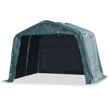 Carpa para ganado desmontable PVC verde oscuro 550g/m² 3,3x3,2m de vidaXL, Cría de animales - Ref: Foro24-3055647, Precio: 50...