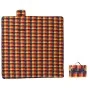 Manta de picnic plegable terciopelo cuadros colores 200x200 cm de , Camping y senderismo - Ref: Foro24-4004209, Precio: 30,99...