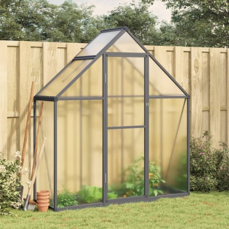Invernadero con marco base aluminio antracita 169x58x195 cm de , Invernaderos - Ref: Foro24-4005818, Precio: 362,13 €, Descue...