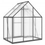 Invernadero con marco base aluminio antracita 169x114x195 cm de , Invernaderos - Ref: Foro24-4005824, Precio: 457,56 €, Descu...
