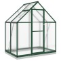 Invernadero con marco base aluminio verde 169x114x202 cm de , Invernaderos - Ref: Foro24-4005826, Precio: 352,09 €, Descuento: %