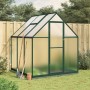 Invernadero con marco base aluminio verde 169x169x202 cm de , Invernaderos - Ref: Foro24-4005832, Precio: 442,76 €, Descuento: %