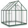 Invernadero con marco base aluminio verde 169x169x202 cm de , Invernaderos - Ref: Foro24-4005832, Precio: 442,76 €, Descuento: %