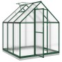 Invernadero con marco base aluminio verde 169x169x202 cm de , Invernaderos - Ref: Foro24-4005832, Precio: 442,76 €, Descuento: %