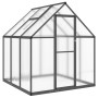 Invernadero con marco base aluminio antracita 169x169x195 cm de , Invernaderos - Ref: Foro24-4005830, Precio: 460,28 €, Descu...
