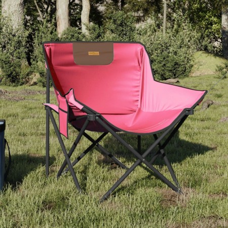 Sillas de camping con bolsillo plegables 2 unidades rosa de , Sillas de jardín - Ref: Foro24-366554, Precio: 59,88 €, Descuen...