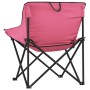 Sillas de camping con bolsillo plegables 2 unidades rosa de , Sillas de jardín - Ref: Foro24-366554, Precio: 59,88 €, Descuen...