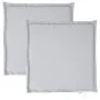 Cojines asiento de jardín cuadrados 2 uds gris claro 45x45x2 cm de , Cojines para sillas y sofás - Ref: Foro24-847723, Precio...