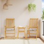 Cojines asiento de jardín cuadrados 2 uds gris claro 45x45x2 cm de , Cojines para sillas y sofás - Ref: Foro24-847723, Precio...