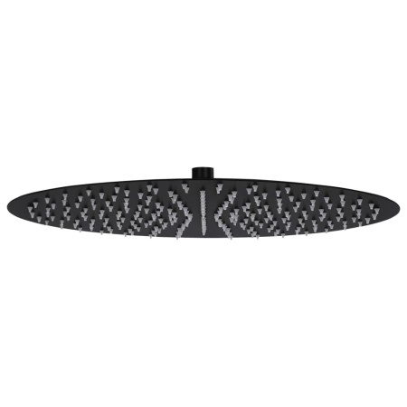 Cabezal de ducha efecto lluvia acero inox redondo negro 40 cm de vidaXL, Cabezales de ducha - Ref: Foro24-147693, Precio: 53,...