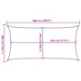 Toldo de vela rectangular HDPE arena 160 g/m² 3x5 m de , Sombrillas - Ref: Foro24-4002041, Precio: 39,06 €, Descuento: %