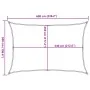 Toldo de vela rectangular HDPE arena 160 g/m² 5x6 m de , Sombrillas - Ref: Foro24-4002048, Precio: 56,97 €, Descuento: %