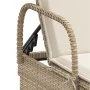 Liegestühle mit Kissen, 2 Stück, aus synthetischem Rattan in Beige. von , Liegen - Ref: Foro24-3261438, Preis: 359,84 €, Raba...