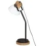 Lámpara de escritorio blanca 25 W E27 18x18x60 cm de , Lámparas - Ref: Foro24-371952, Precio: 41,24 €, Descuento: %