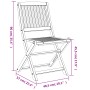 Sillas jardín plegables 8 uds madera maciza acacia 48,5x57x90cm de , Sillas de jardín - Ref: Foro24-3214233, Precio: 378,44 €...