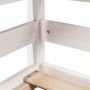 Cama con techo madera maciza de pino blanco 90x200 cm de , Camas y somieres - Ref: Foro24-3282391, Precio: 373,09 €, Descuent...