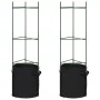 Tutor para tomates con bolsa 2 uds de acero y PP 116 cm de , Soportes para macetas - Ref: Foro24-4009284, Precio: 51,33 €, De...