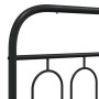 Cabecero de metal negro 80 cm de , Cabeceros y pies de cama - Ref: Foro24-377144, Precio: 33,32 €, Descuento: %